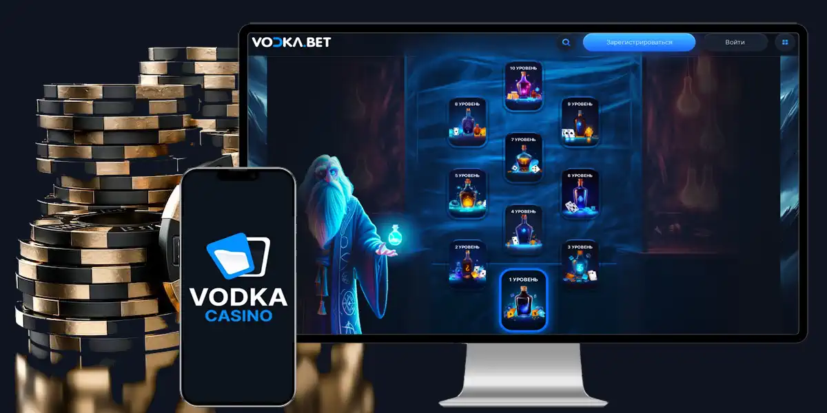 бонус за регистрацию Vodka casino